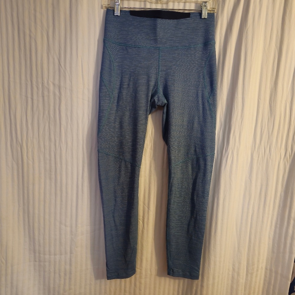 Outdoor Voices Blue High-Waisted Leggings Size M‎